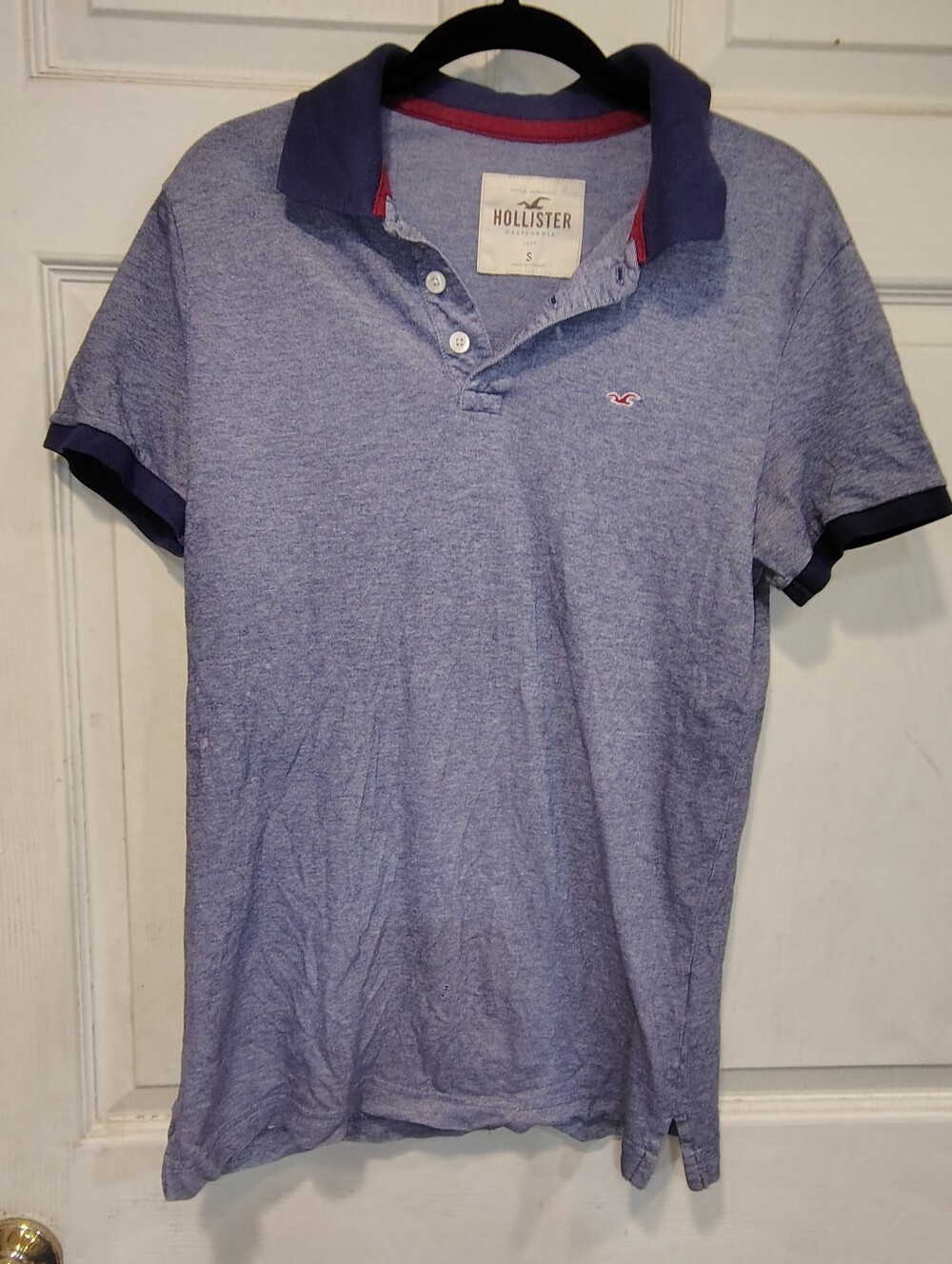 Hollister Men's Size S Blue Polo
